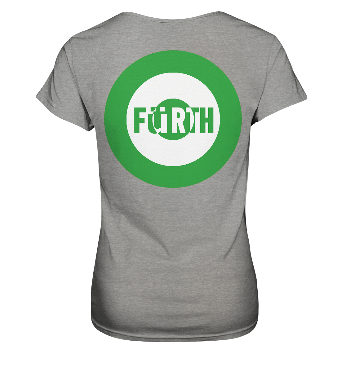 Fürth Fan-T-Shirt Kokarde beidseitig "Fürth" - Ladies Premium Shirt Fürth Fan-T-Shirt Kokarde beidseitig "Fürth" - Ladies Premium Shirt