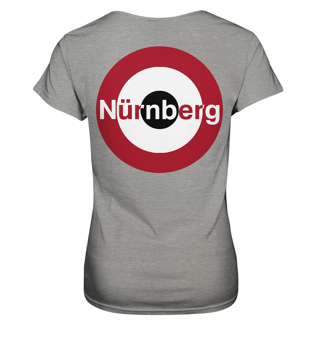 Nürnberg Fan-T-Shirt zweiseitiger Druck "Nürnberg" - Ladies Premium Shirt Nürnberg Fan-T-Shirt zweiseitiger Druck "Nürnberg" - Ladies Premium Shirt