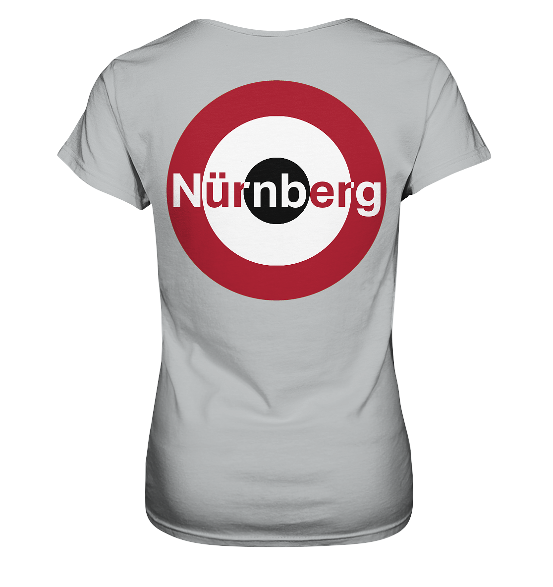 Nürnberg Fan-T-Shirt zweiseitiger Druck "Nürnberg" - Ladies Premium Shirt Nürnberg Fan-T-Shirt zweiseitiger Druck "Nürnberg" - Ladies Premium Shirt