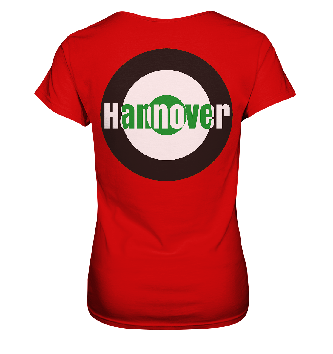 Hannover Fan-T-Shirt Kokarde beidseitig "Hannover" - Ladies Premium Shirt Hannover Fan-T-Shirt Kokarde beidseitig "Hannover" - Ladies Premium Shirt
