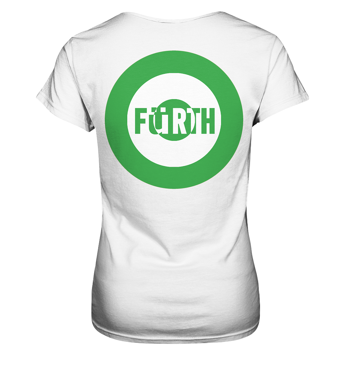 Fürth Fan-T-Shirt Kokarde beidseitig "Fürth" - Ladies Premium Shirt Fürth Fan-T-Shirt Kokarde beidseitig "Fürth" - Ladies Premium Shirt