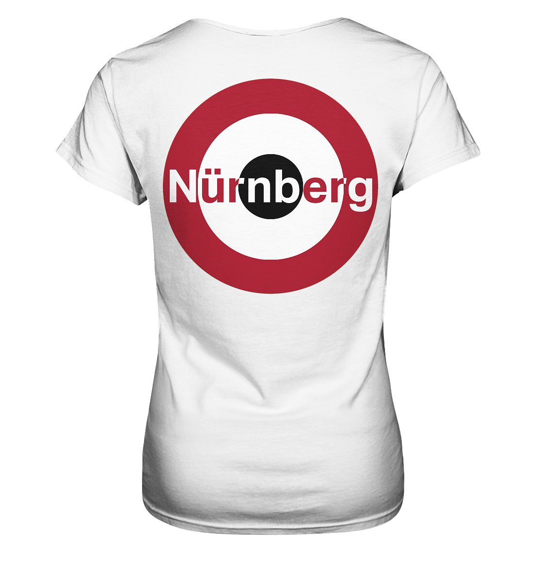 Nürnberg Fan-T-Shirt zweiseitiger Druck "Nürnberg" - Ladies Premium Shirt Nürnberg Fan-T-Shirt zweiseitiger Druck "Nürnberg" - Ladies Premium Shirt