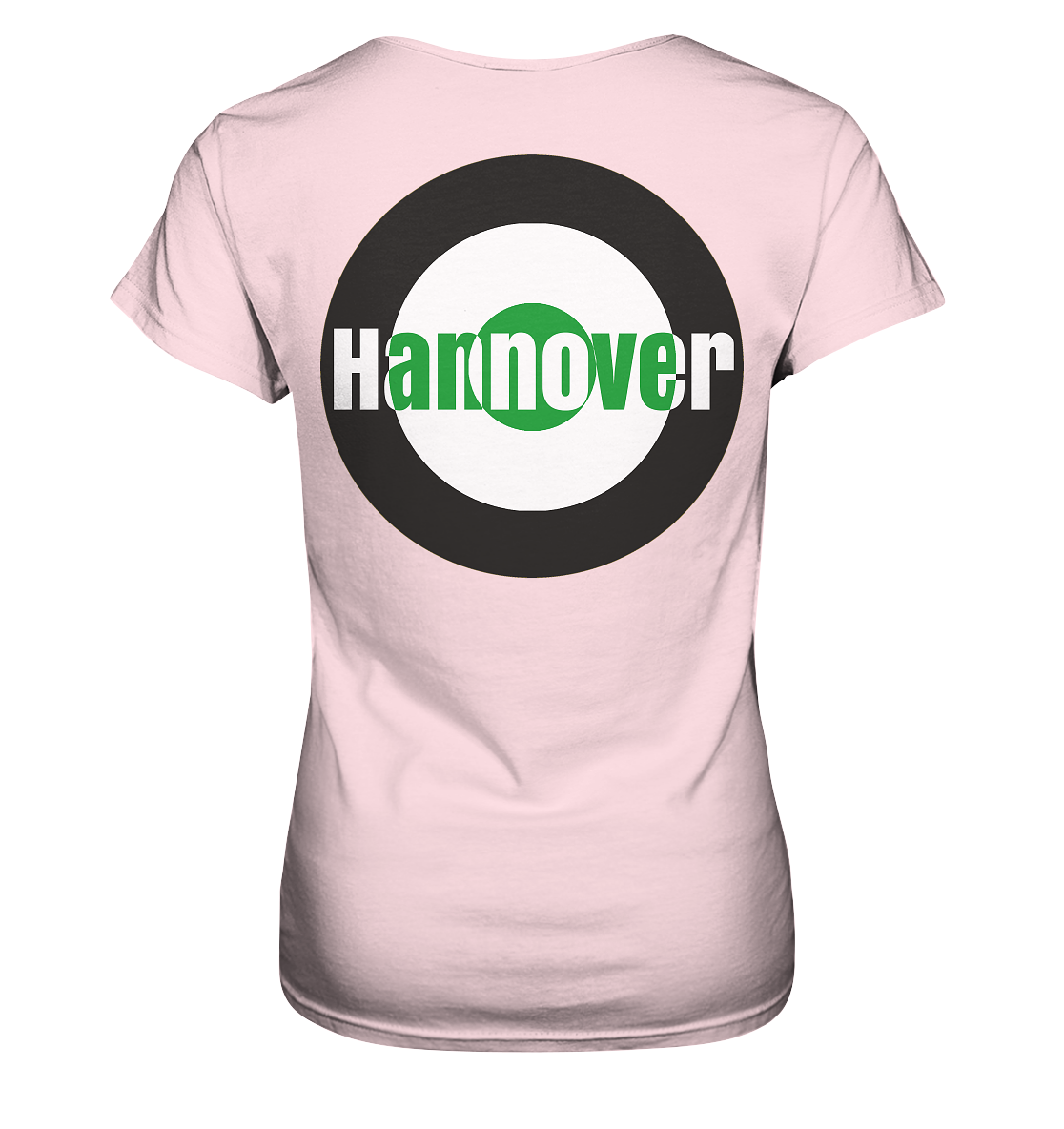 Hannover Fan-T-Shirt Kokarde beidseitig "Hannover" - Ladies Premium Shirt Hannover Fan-T-Shirt Kokarde beidseitig "Hannover" - Ladies Premium Shirt