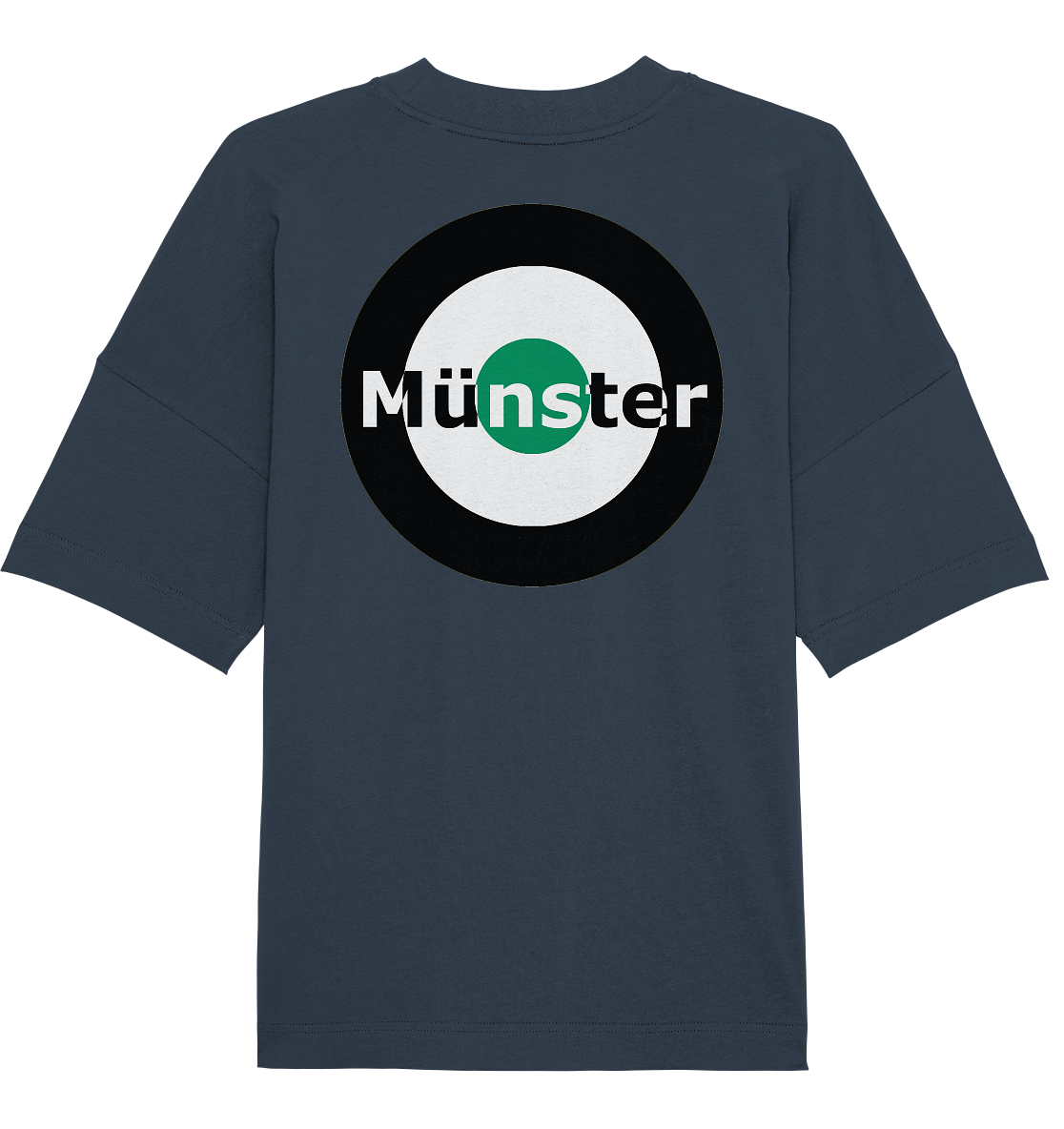 Münster Fan-T-Shirt Kokarde beidseitig "Münster" - Organic Oversize Shirt Münster Fan-T-Shirt Kokarde beidseitig "Münster" - Organic Oversize Shirt