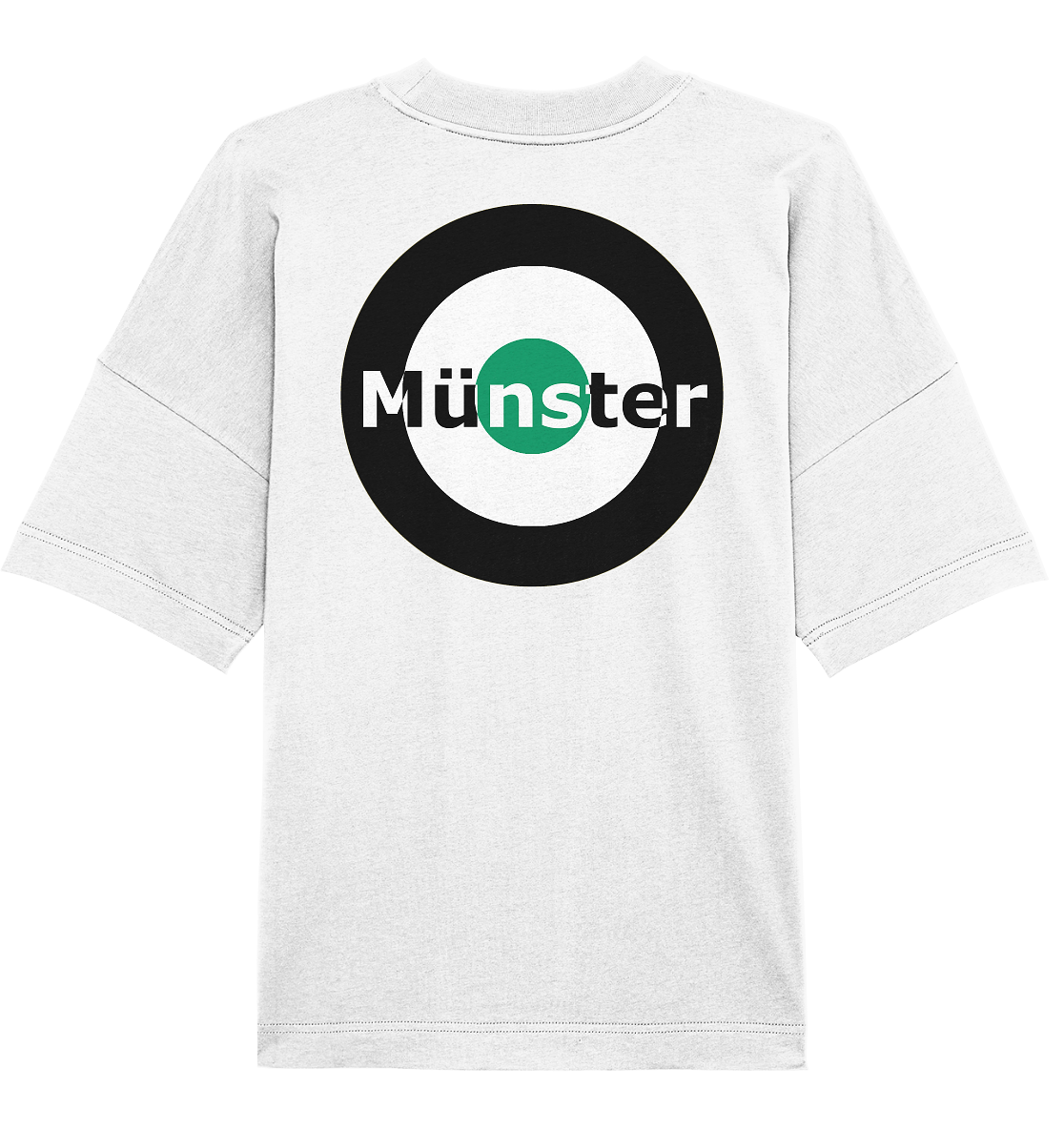 Münster Fan-T-Shirt Kokarde beidseitig "Münster" - Organic Oversize Shirt Münster Fan-T-Shirt Kokarde beidseitig "Münster" - Organic Oversize Shirt