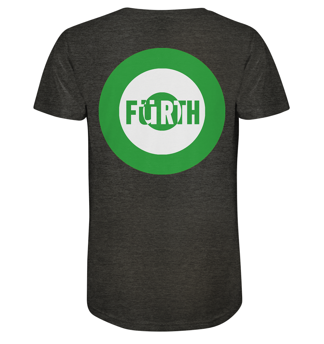 Fürth Fan-T-Shirt Kokarde beidseitig "Fürth" - Organic Shirt Fürth Fan-T-Shirt Kokarde beidseitig "Fürth" - Organic Shirt
