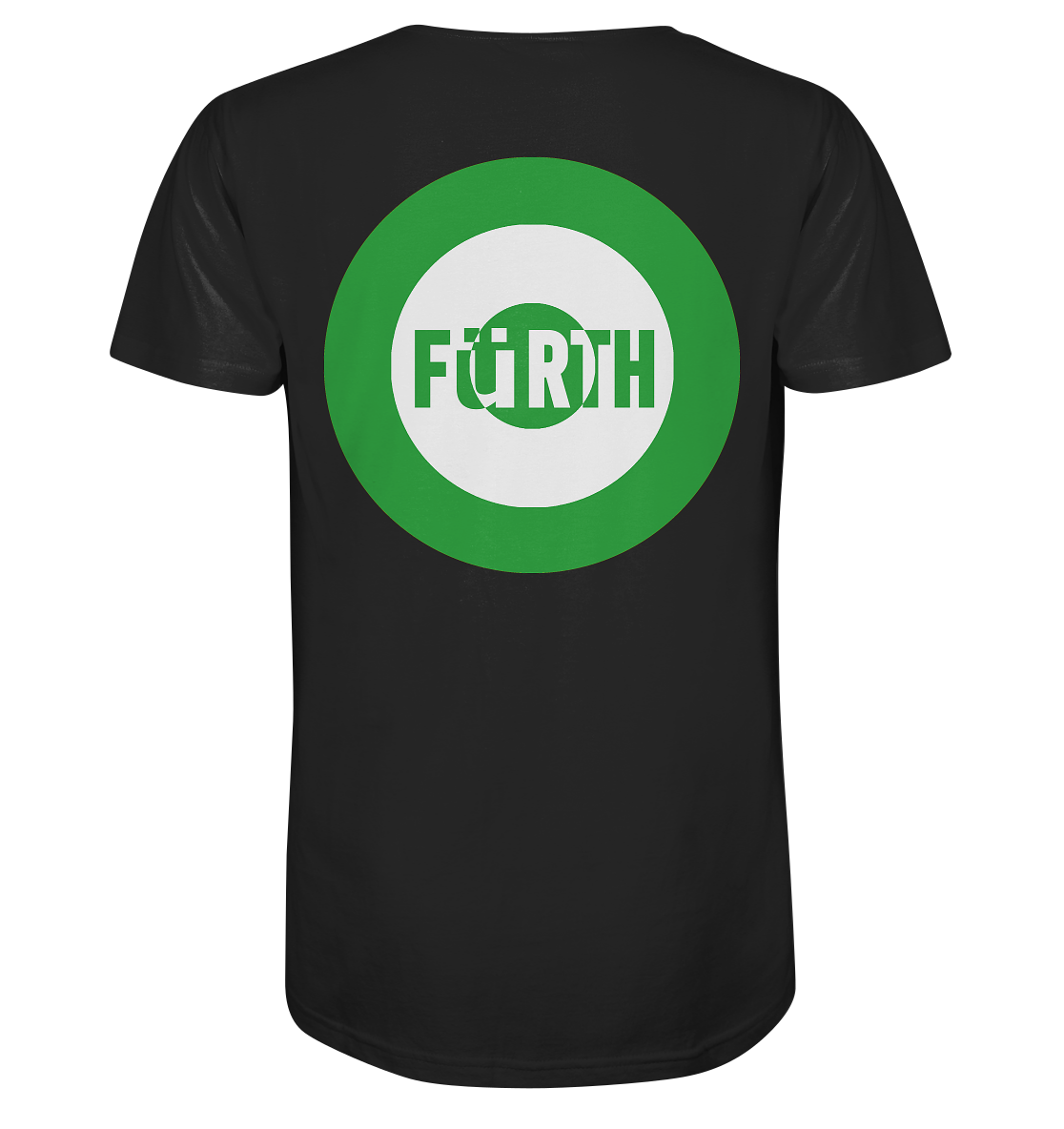 Fürth Fan-T-Shirt Kokarde beidseitig "Fürth" - Organic Shirt Fürth Fan-T-Shirt Kokarde beidseitig "Fürth" - Organic Shirt