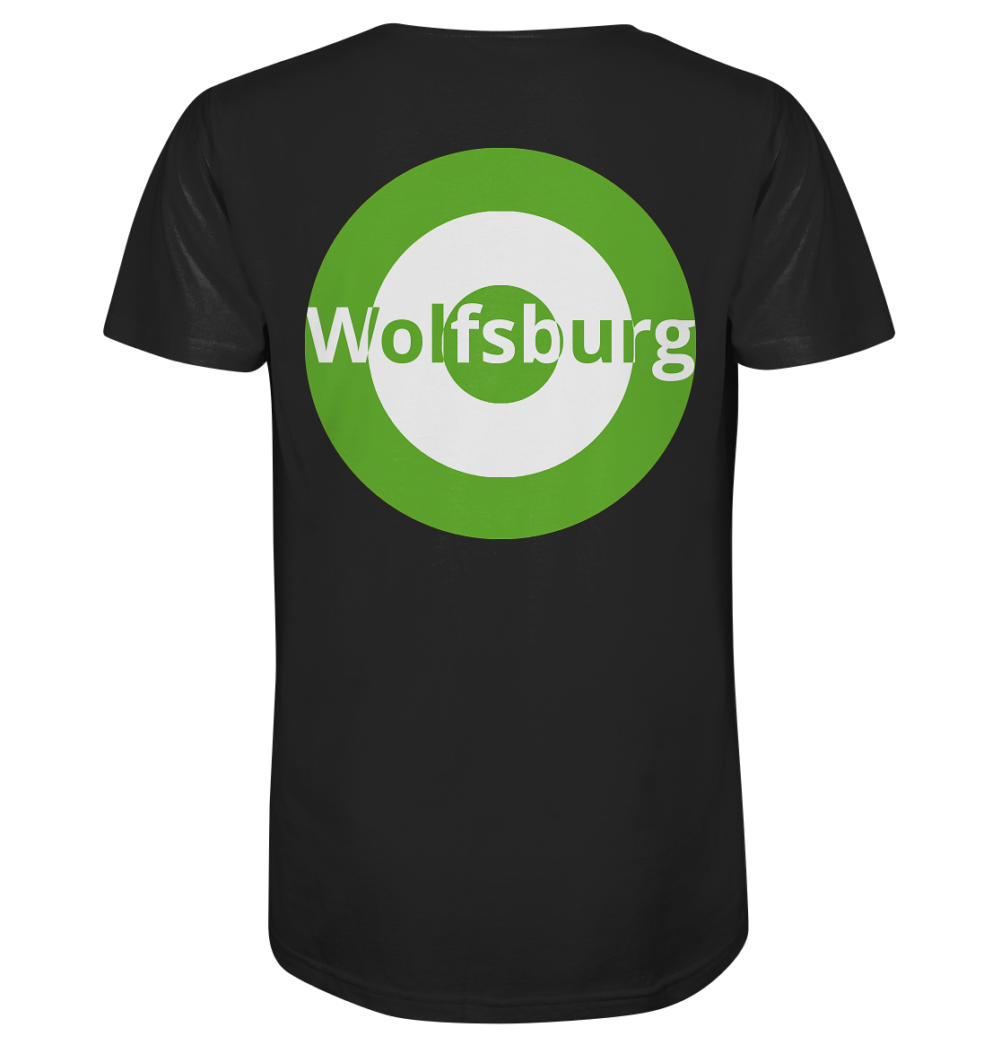 Wolfgang Fan-T-Shirt Kokarde beidseitig "Wolfsburg" - Organic Shirt Wolfgang Fan-T-Shirt Kokarde beidseitig "Wolfsburg" - Organic Shirt