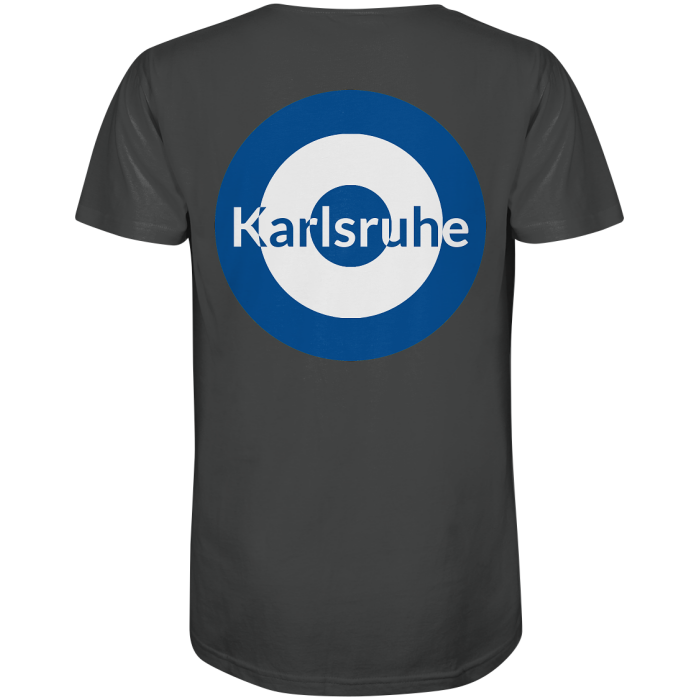 Karlsruhe Fan-T-Shirt zweiseitiger Druck "Karlsruhe" - Organic Shirt