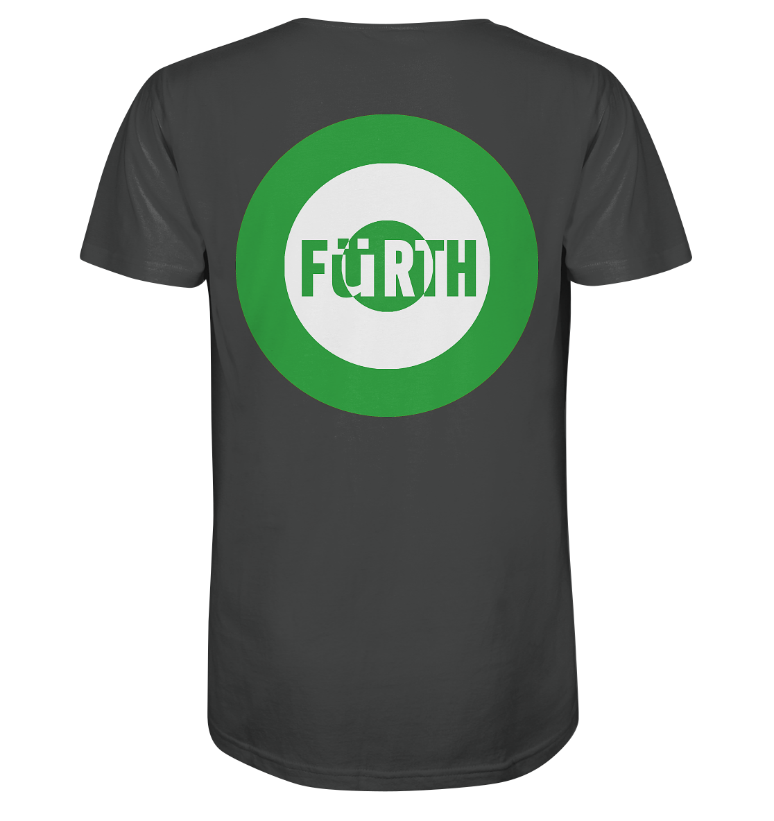 Fürth Fan-T-Shirt Kokarde beidseitig "Fürth" - Organic Shirt Fürth Fan-T-Shirt Kokarde beidseitig "Fürth" - Organic Shirt