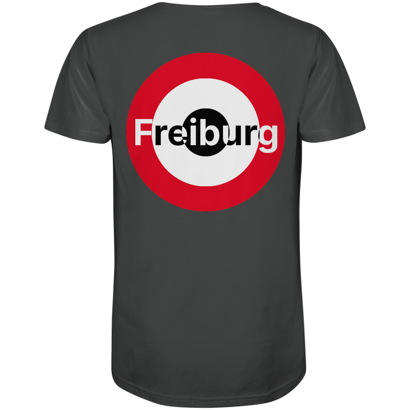 Freiburg Fan-T-Shirt zweiseitiger Druck "Freiburg" - Organic Shirt