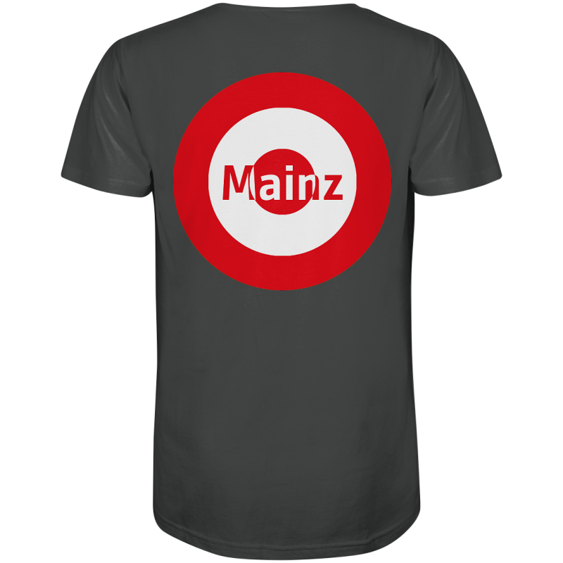 Mainz Fan-T-Shirt zweiseitiger Druck "Mainz" - Organic Shirt