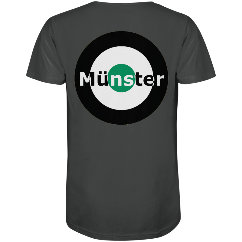 Münster Fan-T-Shirt Kokarde beidseitig "Münster" - Organic Shirt