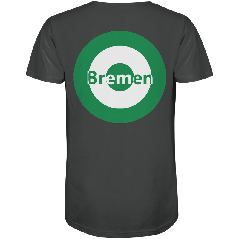 Bremen Fan-T-Shirt Kokarde beidseitig "Bremen" - Organic Shirt