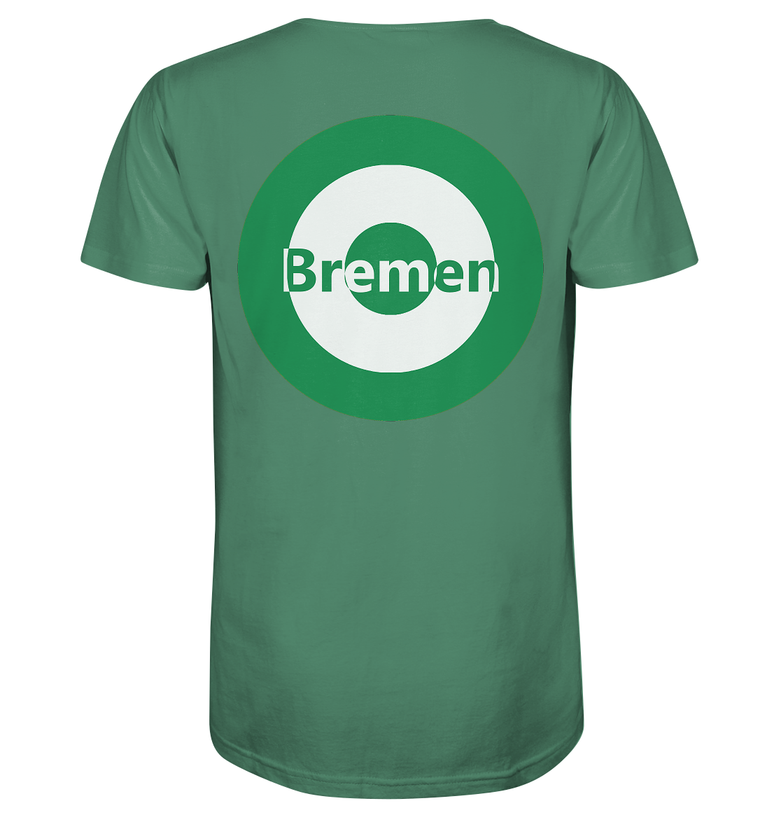 Bremen Fan-T-Shirt Kokarde beidseitig "Bremen" - Organic Shirt Bremen Fan-T-Shirt Kokarde beidseitig "Bremen" - Organic Shirt