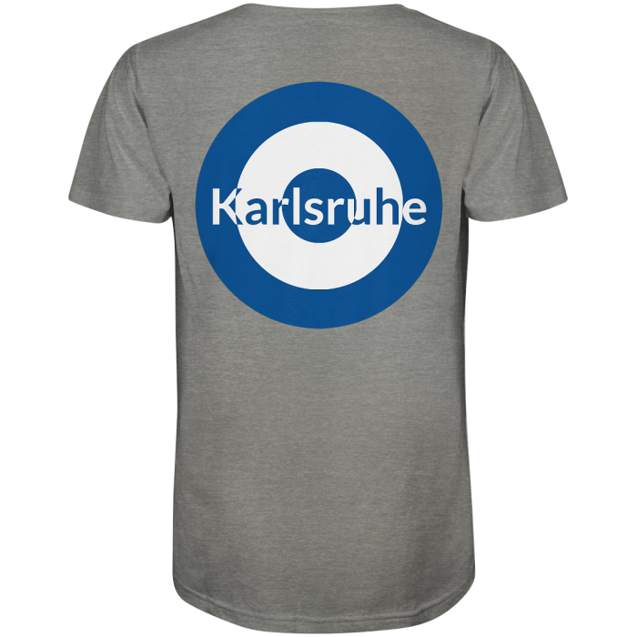 Karlsruhe Fan-T-Shirt zweiseitiger Druck "Karlsruhe" - Organic Shirt