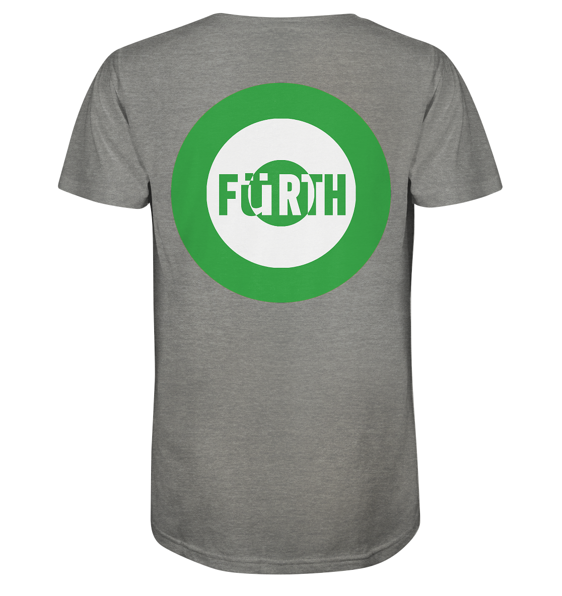 Fürth Fan-T-Shirt Kokarde beidseitig "Fürth" - Organic Shirt Fürth Fan-T-Shirt Kokarde beidseitig "Fürth" - Organic Shirt