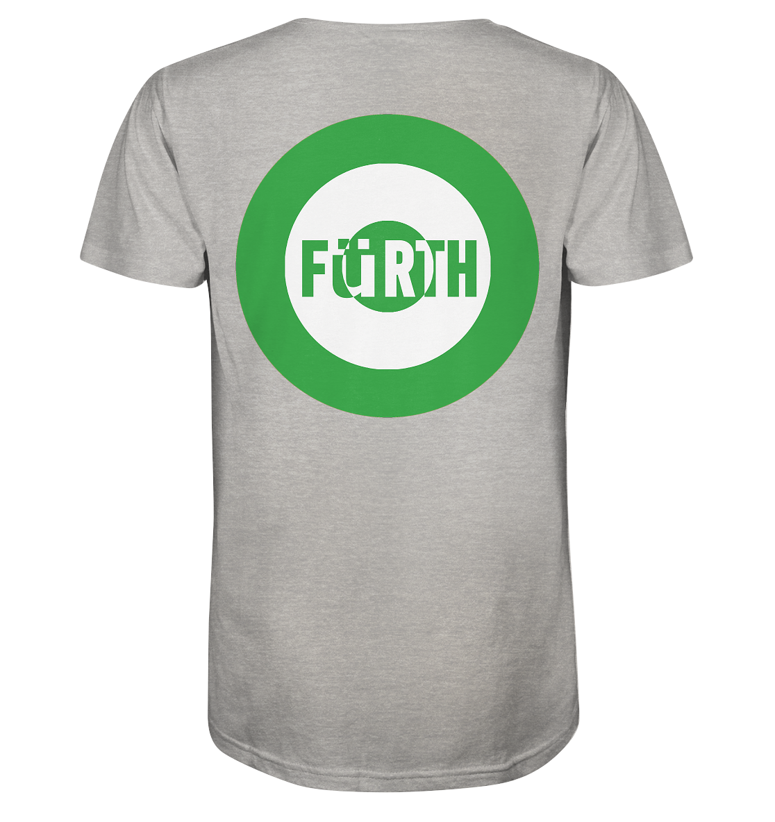 Fürth Fan-T-Shirt Kokarde beidseitig "Fürth" - Organic Shirt Fürth Fan-T-Shirt Kokarde beidseitig "Fürth" - Organic Shirt
