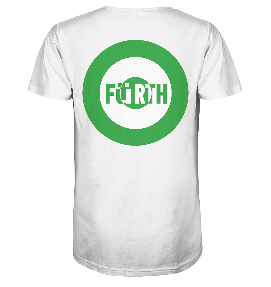 Fürth Fan-T-Shirt Kokarde beidseitig "Fürth" - Organic Shirt Fürth Fan-T-Shirt Kokarde beidseitig "Fürth" - Organic Shirt