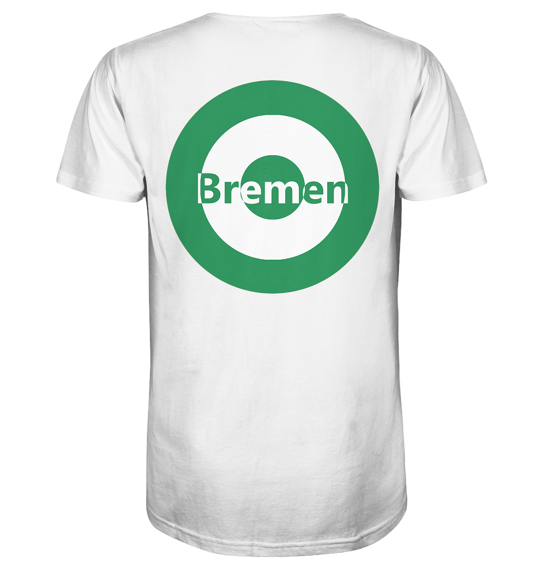 Bremen Fan-T-Shirt Kokarde beidseitig "Bremen" - Organic Shirt Bremen Fan-T-Shirt Kokarde beidseitig "Bremen" - Organic Shirt