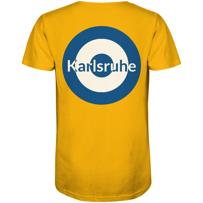 Karlsruhe Fan-T-Shirt zweiseitiger Druck "Karlsruhe" - Organic Shirt