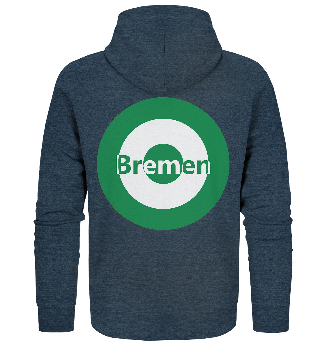 Bremen Fan-Zipper Kokarde beidseitig "Bremen" - Organic Zipper Bremen Fan-Zipper Kokarde beidseitig "Bremen" - Organic Zipper