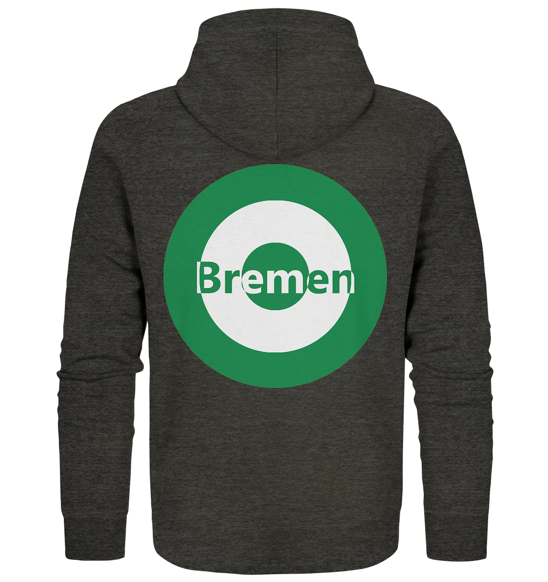 Bremen Fan-Zipper Kokarde beidseitig "Bremen" - Organic Zipper Bremen Fan-Zipper Kokarde beidseitig "Bremen" - Organic Zipper