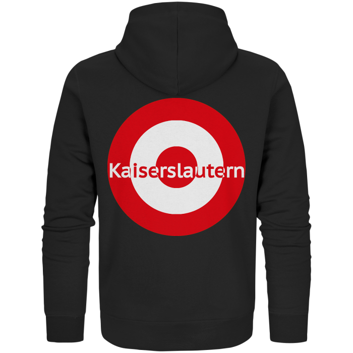 Kaiserslautern Fan-T-Zipper zweiseitiger Druck "Kaiserslautern" - Organic Zipper