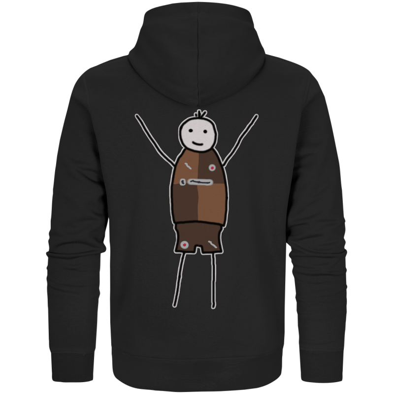St. Pauli Fan-Zipper Strichmännchen - Organic Zipper
