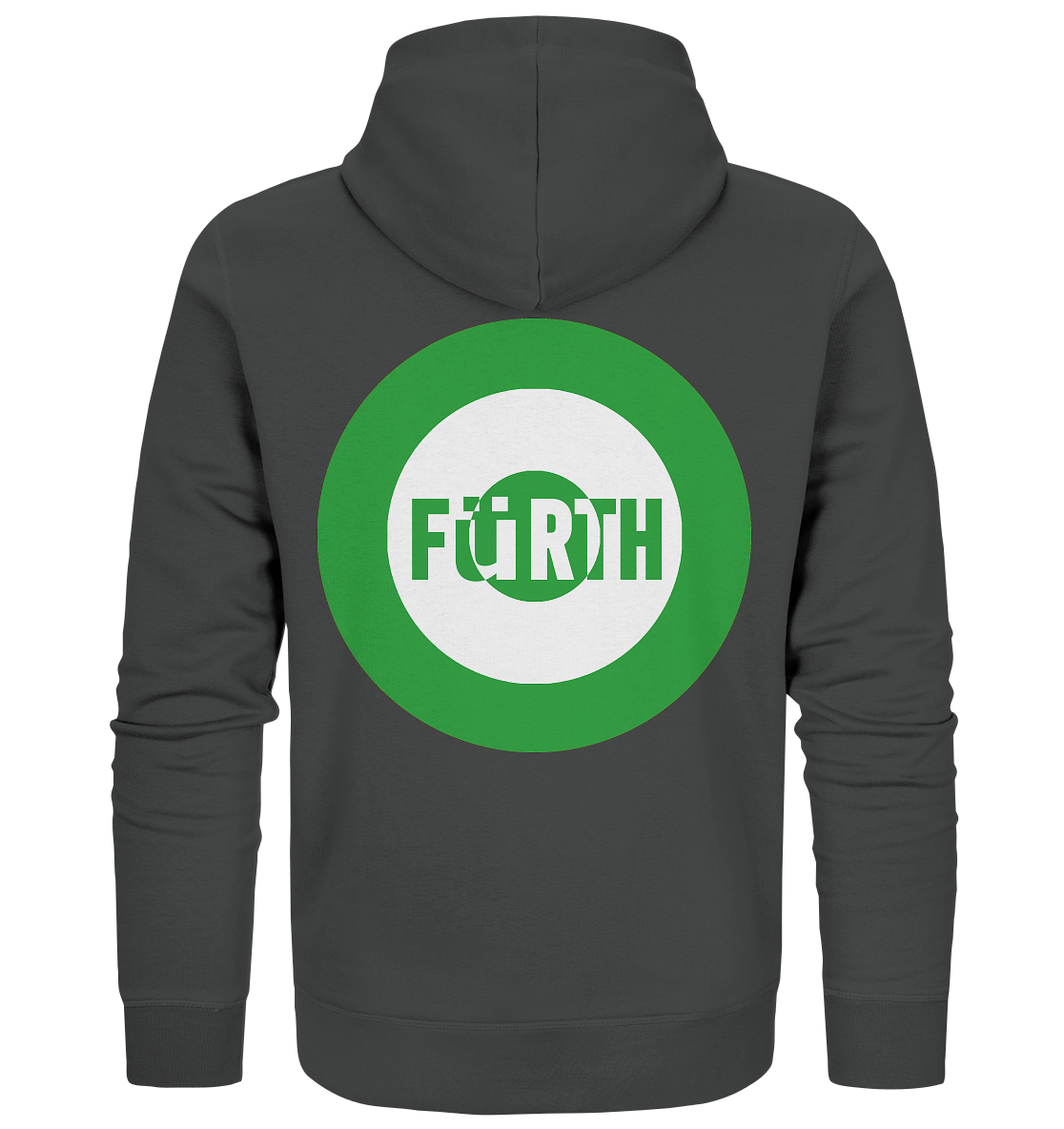 Fürth Fan-Zipper Kokarde beidseitig "Fürth" - Organic Zipper Fürth Fan-Zipper Kokarde beidseitig "Fürth" - Organic Zipper