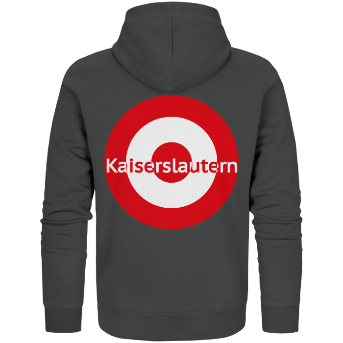 Kaiserslautern Fan-T-Zipper zweiseitiger Druck "Kaiserslautern" - Organic Zipper