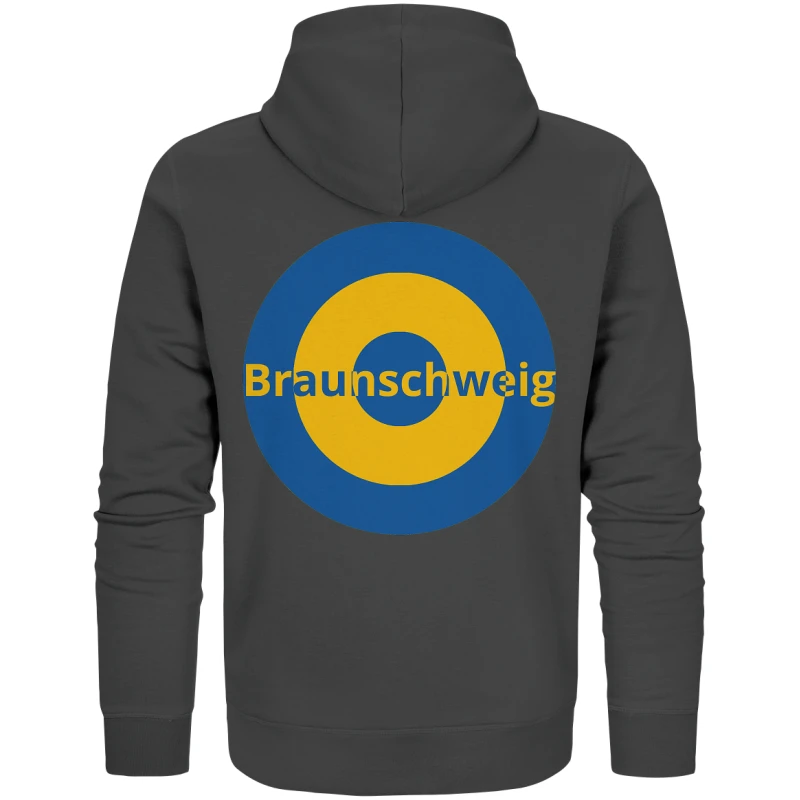Braunschweig Fan-Zipper zweiseitiger Druck "Braunschweig" - Organic Zipper