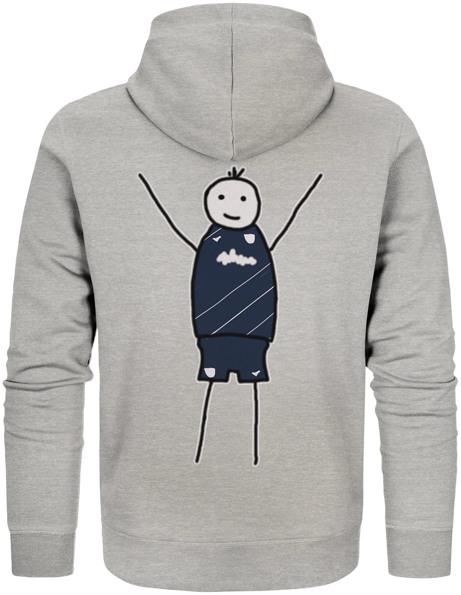 Bochum Fan Zipper Strichmännchen - Organic Zipper Bochum Fan Zipper Strichmännchen - Organic Zipper