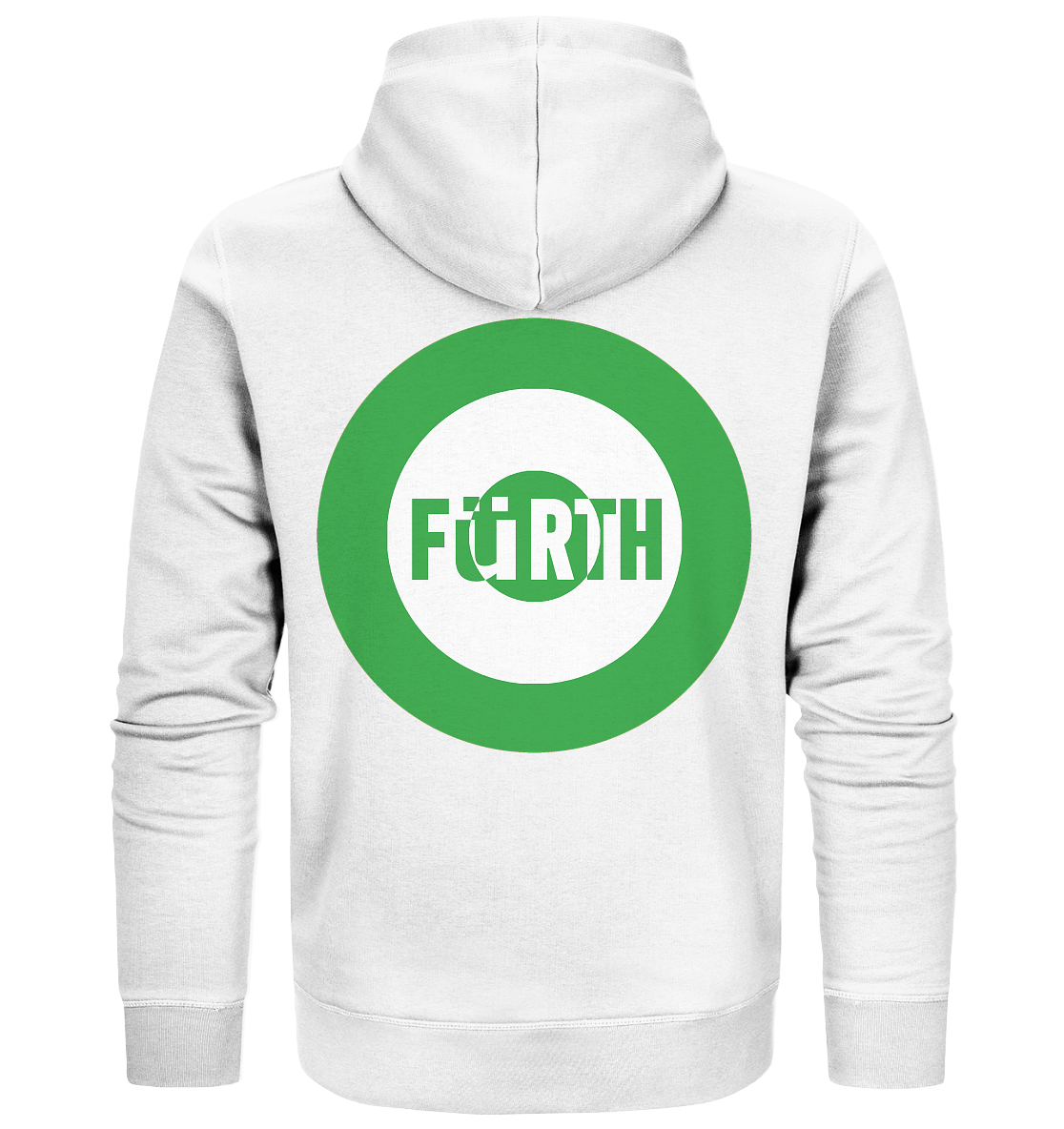 Fürth Fan-Zipper Kokarde beidseitig "Fürth" - Organic Zipper Fürth Fan-Zipper Kokarde beidseitig "Fürth" - Organic Zipper