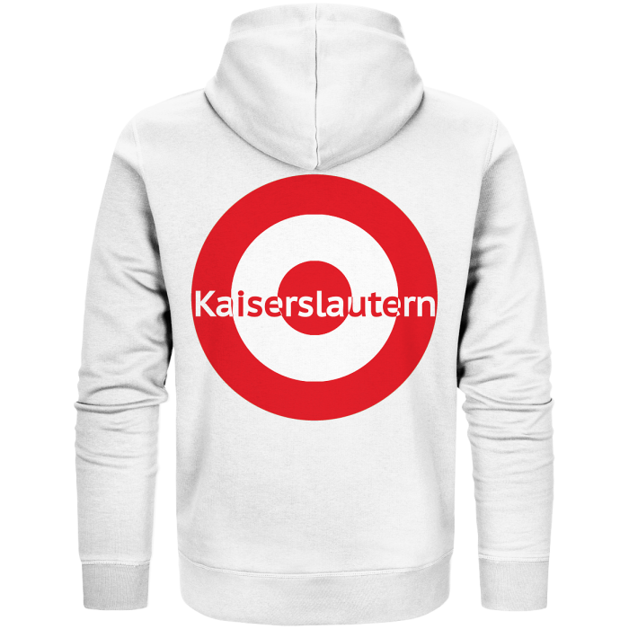 Kaiserslautern Fan-T-Zipper zweiseitiger Druck "Kaiserslautern" - Organic Zipper