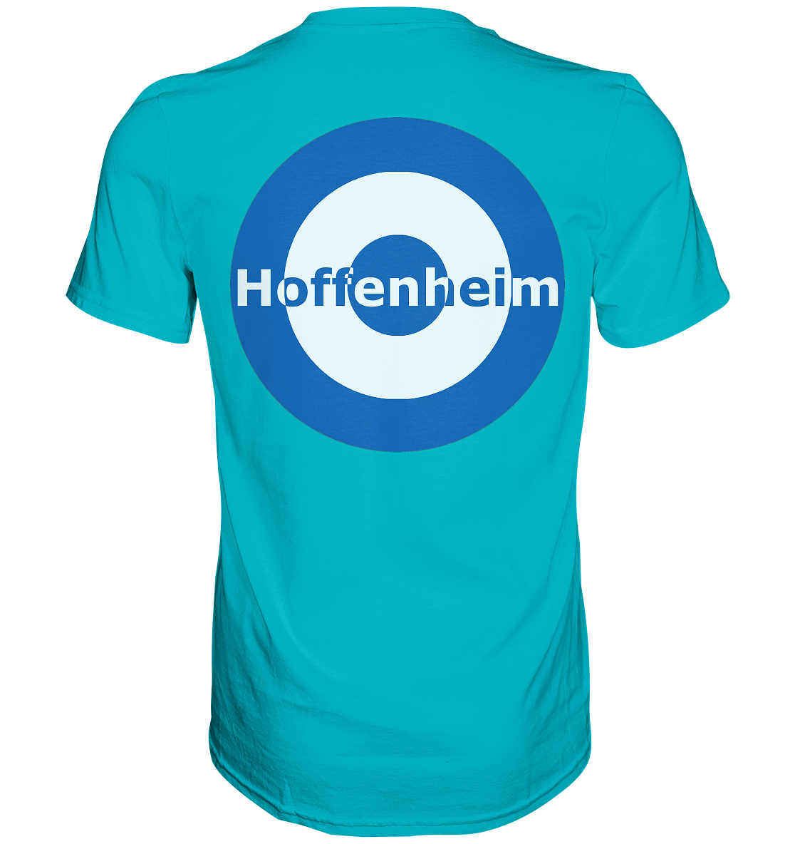 Hoffenheim Fan-T-Shirt zweiseitiger Druck "Hoffenheim" - Premium Shirt Hoffenheim Fan-T-Shirt zweiseitiger Druck "Hoffenheim" - Premium Shirt