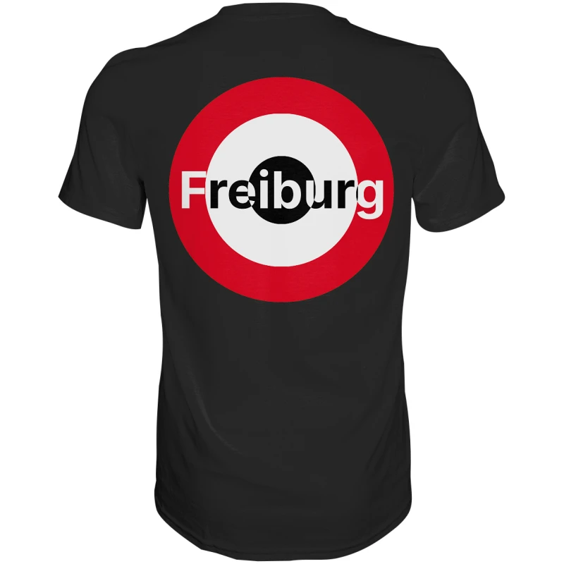 Freiburg Fan-T-Shirt zweiseitiger Druck "Freiburg" - Premium Shirt