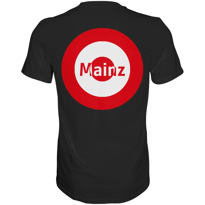 Mainz Fan-T-Shirt zweiseitiger Druck "Mainz" - Premium Shirt