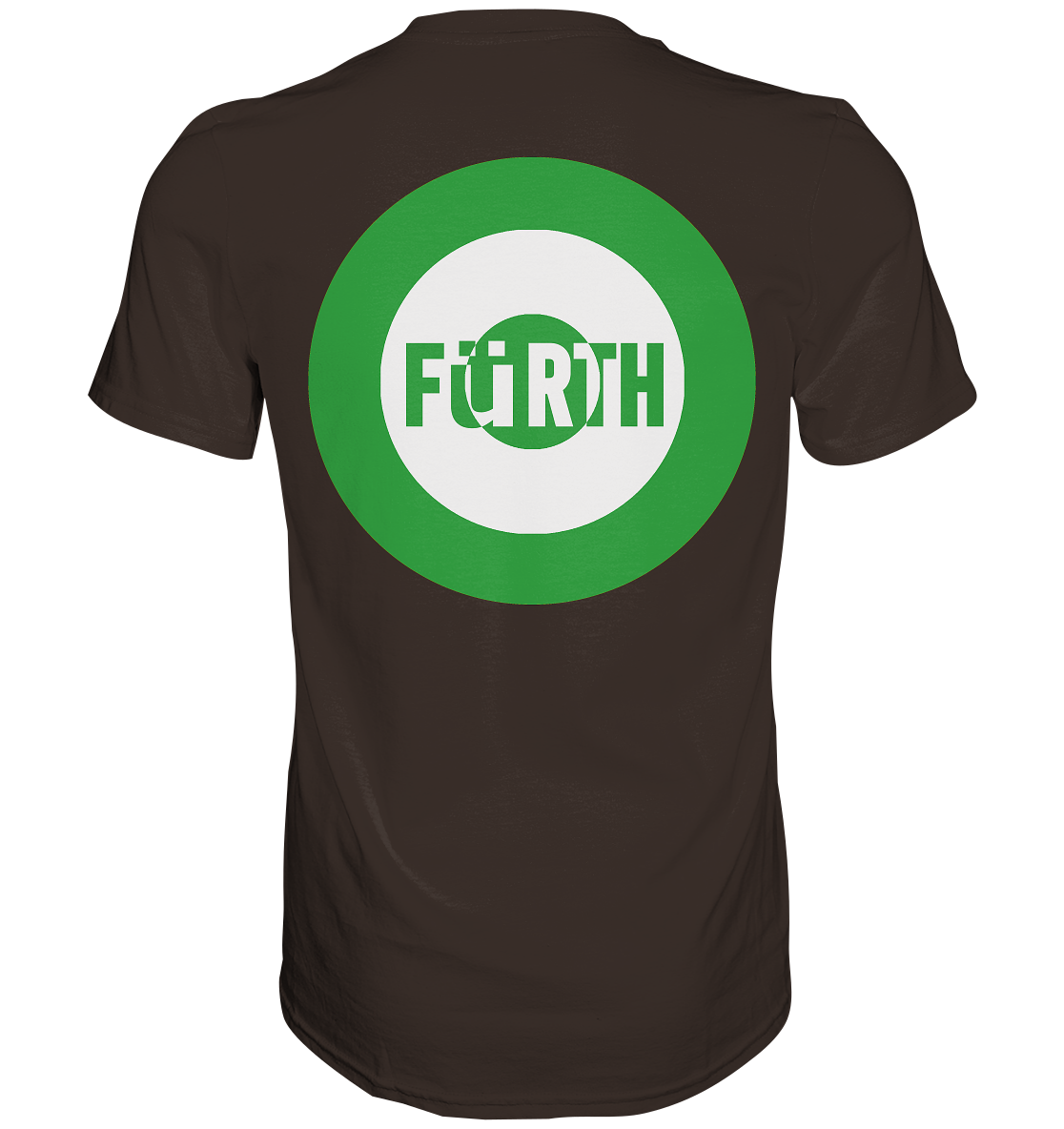 Fürth Fan-T-Shirt Kokarde beidseitig "Fürth" - Premium Shirt Fürth Fan-T-Shirt Kokarde beidseitig "Fürth" - Premium Shirt