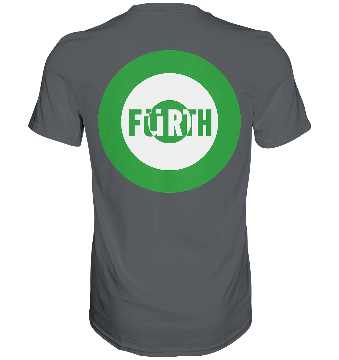 Fürth Fan-T-Shirt Kokarde beidseitig "Fürth" - Premium Shirt Fürth Fan-T-Shirt Kokarde beidseitig "Fürth" - Premium Shirt