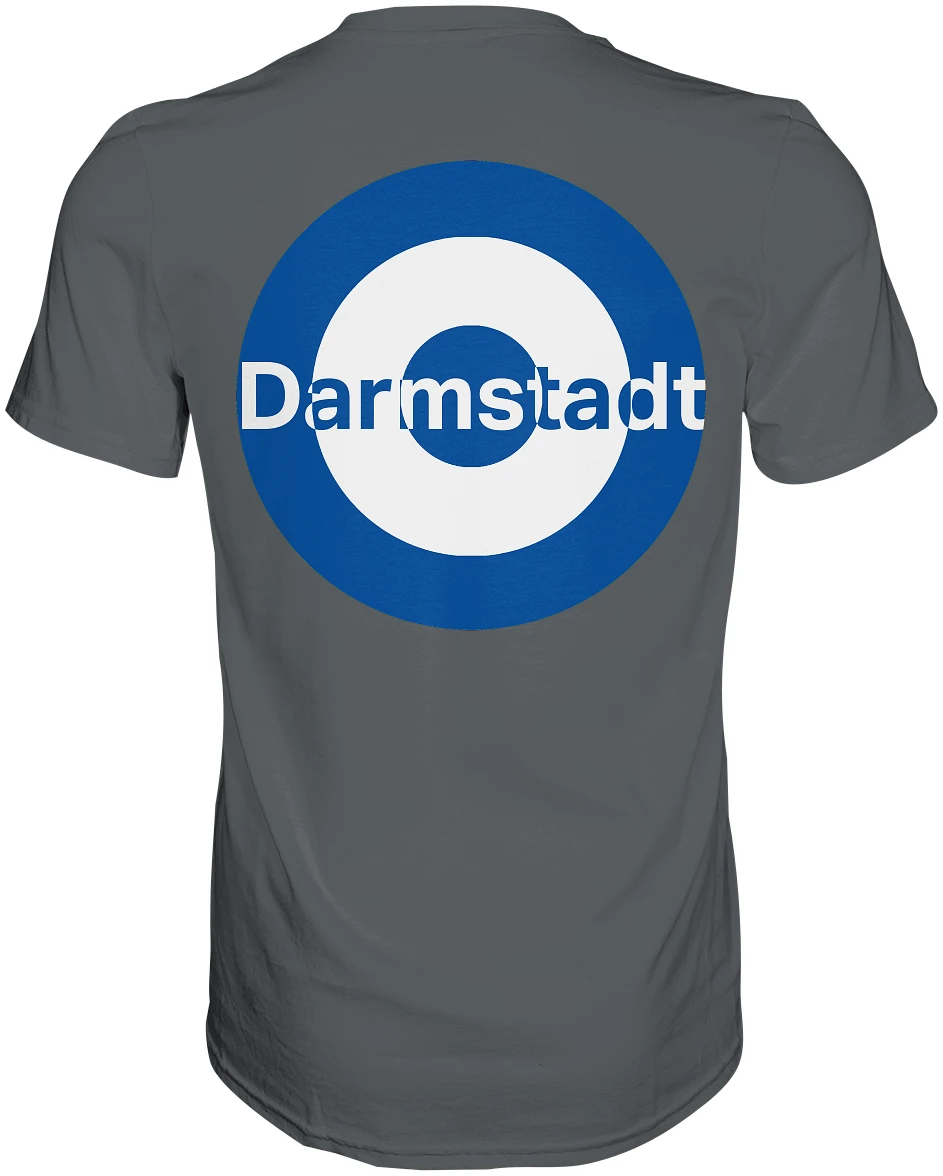 Darmstadt Fan-T-Shirt zweiseitiger Druck "Darmstadt" - Premium Shirt Darmstadt Fan-T-Shirt zweiseitiger Druck "Darmstadt" - Premium Shirt