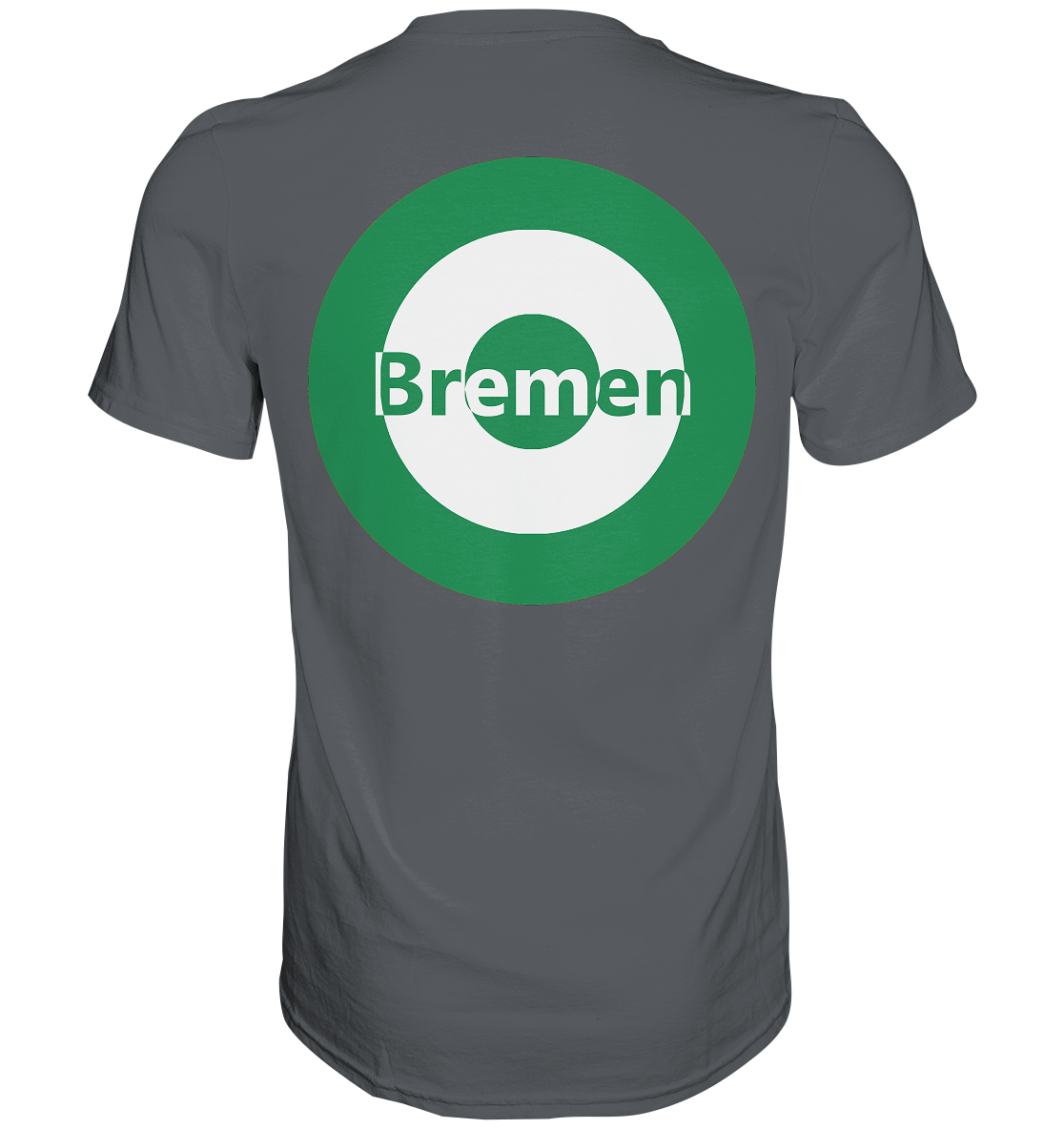 Bremen Fan-T-Shirt Kokarde beidseitig "Bremen" - Premium Shirt Bremen Fan-T-Shirt Kokarde beidseitig "Bremen" - Premium Shirt