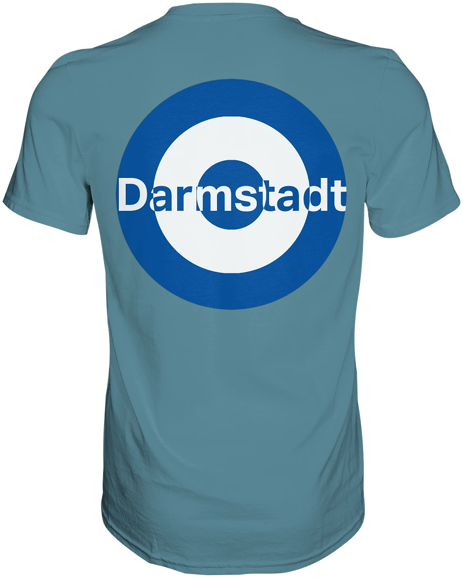 Darmstadt Fan-T-Shirt zweiseitiger Druck "Darmstadt" - Premium Shirt Darmstadt Fan-T-Shirt zweiseitiger Druck "Darmstadt" - Premium Shirt