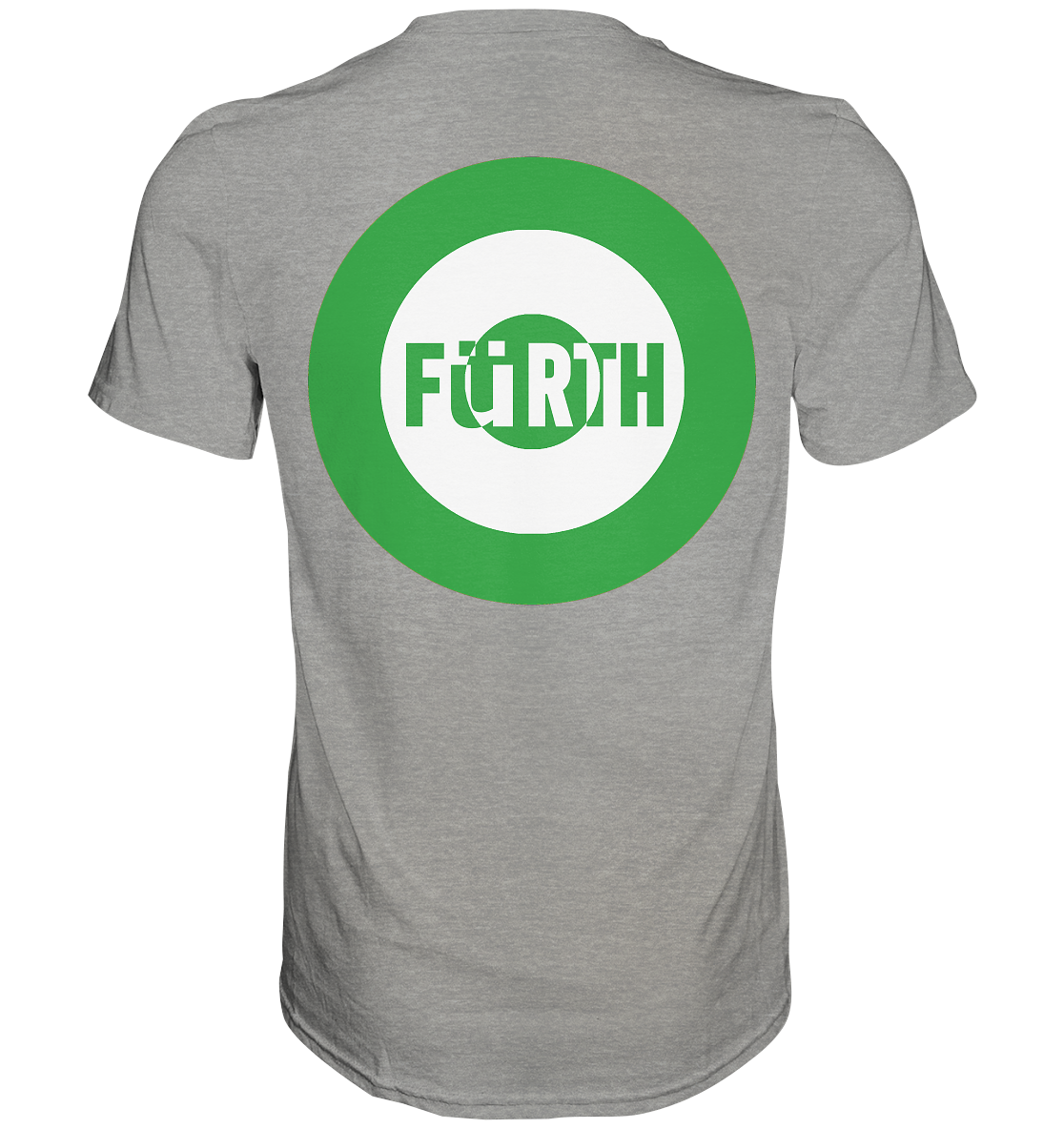 Fürth Fan-T-Shirt Kokarde beidseitig "Fürth" - Premium Shirt Fürth Fan-T-Shirt Kokarde beidseitig "Fürth" - Premium Shirt