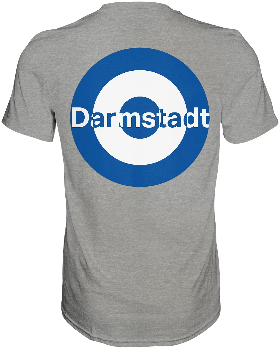Darmstadt Fan-T-Shirt zweiseitiger Druck "Darmstadt" - Premium Shirt Darmstadt Fan-T-Shirt zweiseitiger Druck "Darmstadt" - Premium Shirt