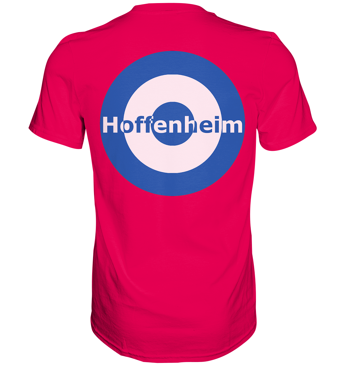 Hoffenheim Fan-T-Shirt zweiseitiger Druck "Hoffenheim" - Premium Shirt Hoffenheim Fan-T-Shirt zweiseitiger Druck "Hoffenheim" - Premium Shirt