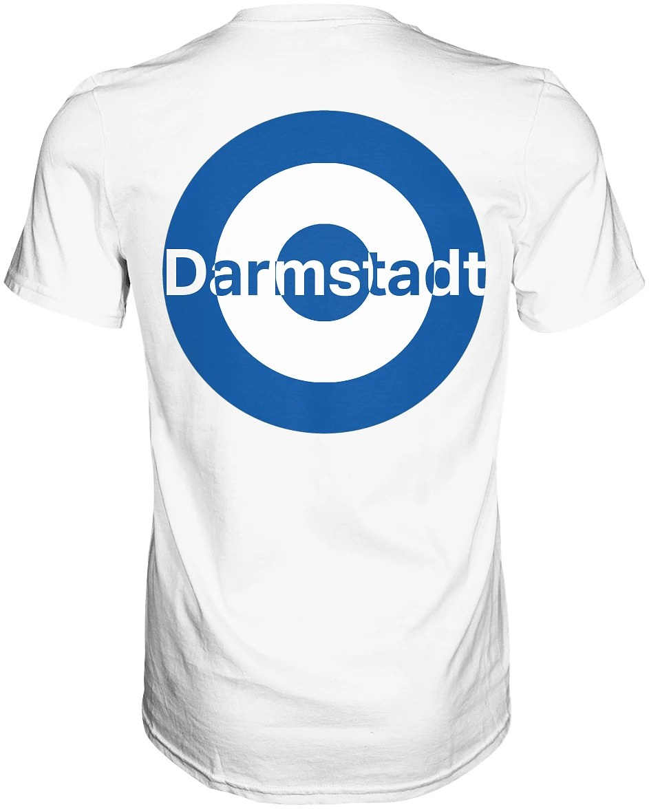Darmstadt Fan-T-Shirt zweiseitiger Druck "Darmstadt" - Premium Shirt Darmstadt Fan-T-Shirt zweiseitiger Druck "Darmstadt" - Premium Shirt