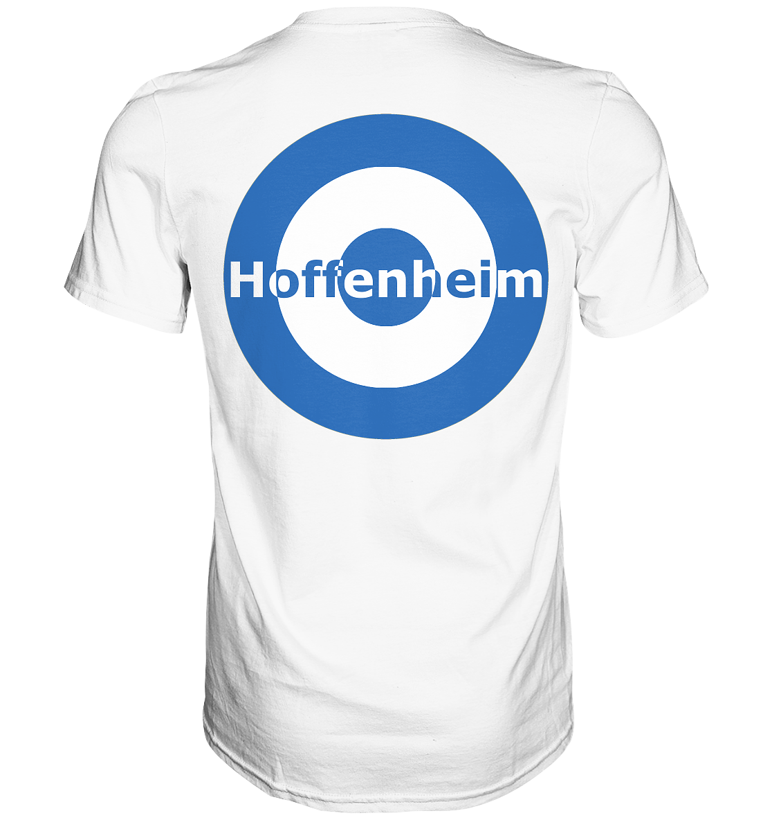 Hoffenheim Fan-T-Shirt zweiseitiger Druck "Hoffenheim" - Premium Shirt Hoffenheim Fan-T-Shirt zweiseitiger Druck "Hoffenheim" - Premium Shirt