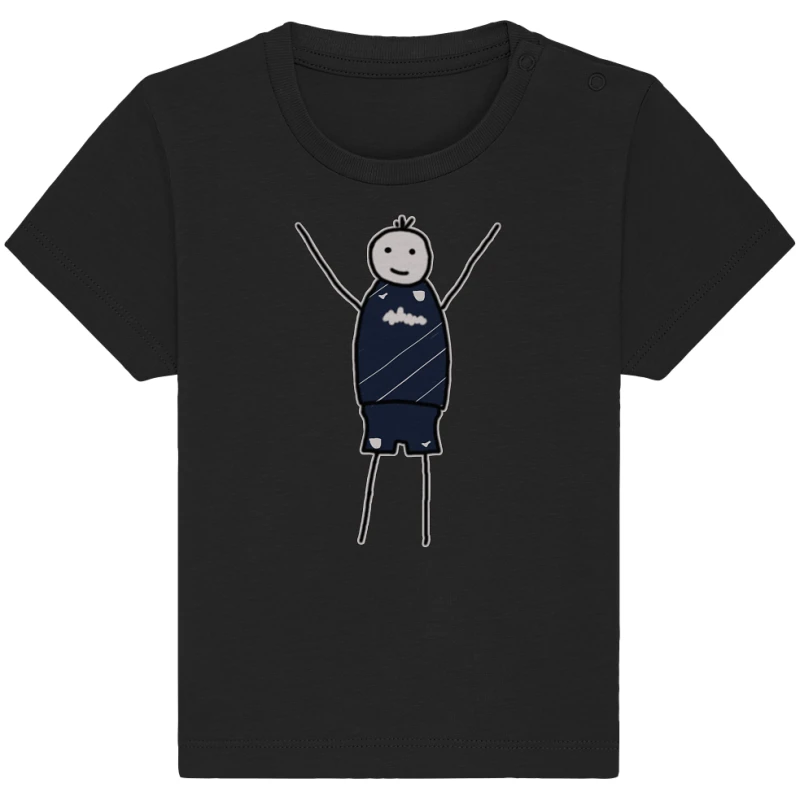 Bochum Fan T-Shirt Strichmännchen - Baby Organic Shirt Bochum Fan T-Shirt Strichmännchen - Baby Organic Shirt