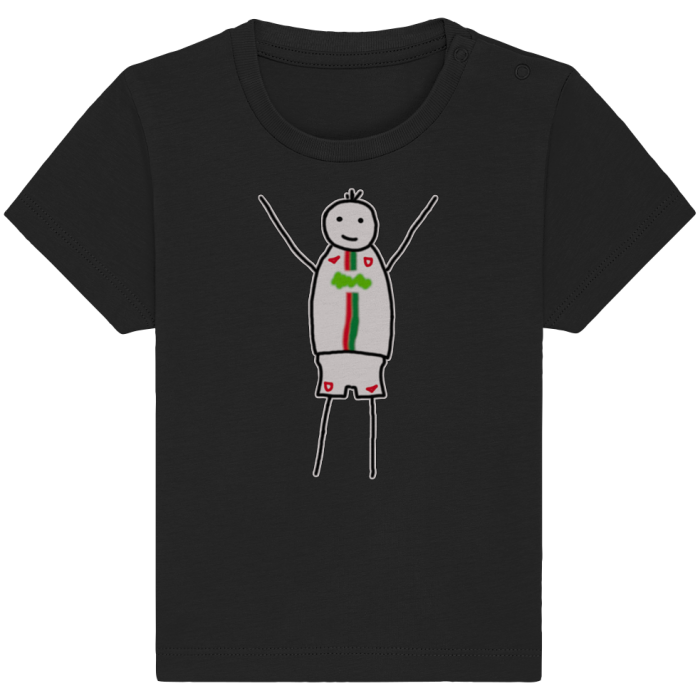 Augsburg Fan-T-Shirt Strichmännchen - Baby Organic Shirt